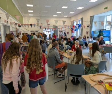 VE Day 80 Crowd photo A crowd of party guests at the VE Day 80 celebrations.