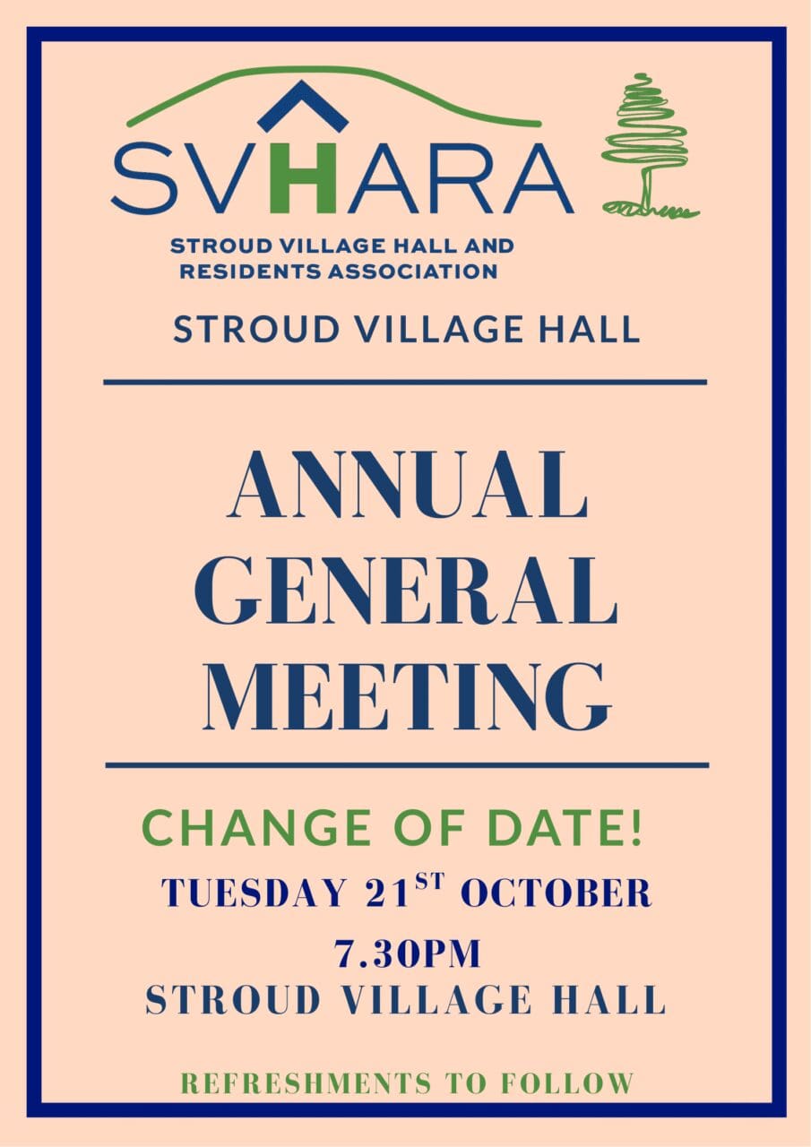 AGM Poster September 2025 NEW DATE